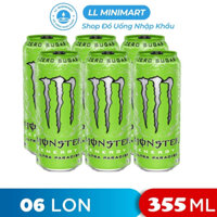 Lốc 6 Nước Tăng Lực Monster Energy Ultra Paradise 355ML/Lon