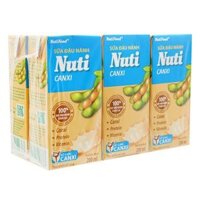 Lốc 6 Sữa Đậu Nành Nuti Canxi 200Ml