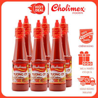 Lốc 6 Tương Ớt Cay Nồng Cholimex 270G/Chai - Ớt Tỏi Tươi Nguyên Chất MOONSHINE-FOODS