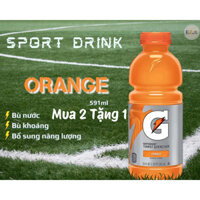 (Lốc 8 chai) Nước giải khát Gatorade Orange vị cam 591ml,Date:05.25 (Mua 2 lốc tặng 1 lốc)