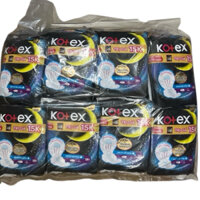LỐC 8 GÓI BĂNG VỆ SINH KOTEX BAN ĐÊM 28CM THẨM HÚT TỐT KHÔNG NGỨA DA
