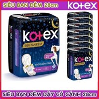 Lốc 8 gói BVS kotex đêm 28cm.