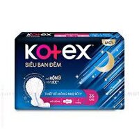 Lốc 8 gói Kotex Siêu Ban Đêm 28cm, 35cm