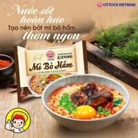 Lốc 8 Mì Bò Hầm Ottogi Mì Hàn Quốc Gói 120G