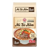 Lốc 8 Mì Ottogi Kim Chi / Mì Bò Hầm Ottogi 120G/ gói