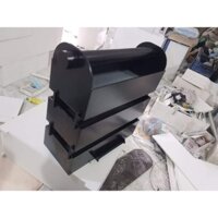 Lọc baki 100x25x25- 3 tầng nhựa 12mm sơn đen cao cấp. ống phun phi 60  LAM KINH GARDEN