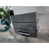 Lọc baki 3 tầng composite màu xám giả đá kt 80.25.60