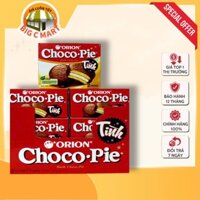 Lốc Bánh Chocopie Orion Lễ Vị Truyền Thống 792Gr (12Hộp x 66Gr) - Bánh Mềm Mịn Nhân Marshmallow Dẻo
