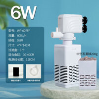Lọc bể cá 3 trong 1 bơm lọc cá hệ thống nước tuần hoàn nhỏ bơm oxy tích hợp bể cá im lặng