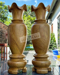 Lộc bình 2m dk 60cm gỗ cẩm vàng