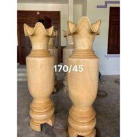 lộc bình gỗ mít vàng đẹp cao 167*45