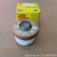 Lọc dầu diesel, Lọc nhiên liệu Toyota Innova 2.5L 2005-2015, hiệu JS Asakashi Nhật Bản FE193J
