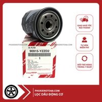 Lọc dầu, nhớt động cơ xe hơi ô tô Toyota Fortuner, Hilux, Innova mã: 90915-YZZD2