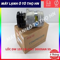 Lốc điều hòa (block,máy nén) Doosan 55 12V hàng xịn Hàn Quốc (hàng chính hãng nhập khẩu trực tiếp)