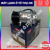 Lốc điều hòa (block,máy nén) Howo A7 7 piston hàng Trung Quốc (hàng chính hãng nhập khẩu trực tiếp)