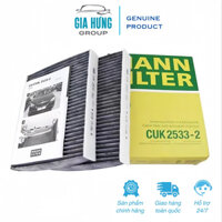 Lọc điều hoà BMW 520, 530, 525 F10, GT F07, 740 F01, F02, Vinfast Lux A, Rolls-Royce. Mã Mann CUK2533-2 (64119163329)