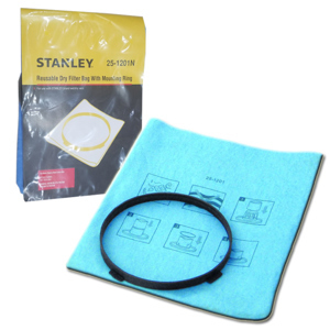 Lọc giấy và vòng giữ dùng cho máy hút bụi Stanley 25-1201N
