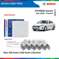 Lọc gió điều hòa BOSCH Aeristo, HYUNDAI Accent đời xe 2018 đến 2023