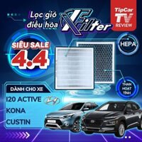 Lọc gió điều hòa Hyundai Kona, Custin, i20 Active. Lọc gió máy lạnh HEPA & than hoạt tính Xfilter