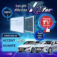 Lọc gió điều hòa Hyundai Accent, Venue, Avante. Lọc gió máy lạnh HEPA kết hợp than hoạt tính Xfilter