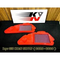 Lọc Gió Độ K&N Dành Cho SH Việt Nam 2012 -> 2020 Lưới Thép Màu Đỏ Gắn Như Zin ++