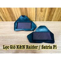 Lọc Gió K&N Dành Cho Satria / Raider FI ( Lưới Thép ) . ++