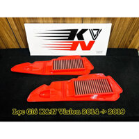 Lọc Gió K&N Vision ( 2014 -> 2019 ) Lưới Thép Màu Đỏ