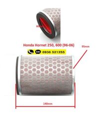 Lọc gió lọc không khí Honda Hornet 250, 600 (96-06) và các dòng xe tương ứng