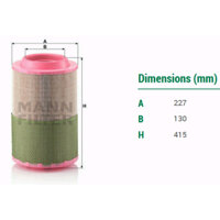 Lọc gió Mann filter C 23 750