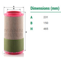 Lọc gió Mann filter C 24 820