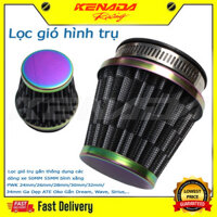 Lọc gió trụ gắn thông dụng các dòng xe 50MM 55MM bình xăng PWK 24mm / 26mm / 28mm / 30mm / 32mm / 34mm Ga Dẹp ATE Oko Gắn Dream, Wave, Sirius,..