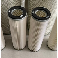 Lọc hút bụi ( Cartridge Filter ) 145 x 80 x 480 (mm), lõi lọc bụi polyester  145 x 80 x 480mm
