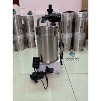 Lọc Inox F160 cao 25cm + Bơm Marine DC Pump 2500L - Lọc Thùng Inox Hồ Cá Thuỷ Sinh