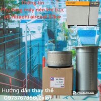 Lọc máy nén khí trục vít Hitachi aircool 37kw