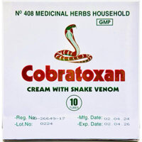 [Lốc Nguyên 10 Tuýp] Kem Bôi Nock Rắn - Đau Xương Khớp Cobratoxan🐍Tuýp 20g