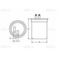 Lọc nhiên liệu SCT-GERMANY ST 6130 cho xe Mercedes GLK 220 CDI