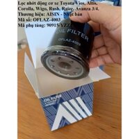 Lọc nhớt động cơ cho xe Toyota Altis, Vios, Wigo, Rush, Raize, Avanza - Chính hãng  AISIN - Nhật bản