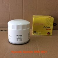 Lọc nhớt Hyundai Santafe 2000-2021 mã C304J của JS Asakashi Nhật Bản