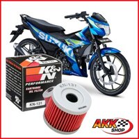 Lọc nhớt K&N KN-131 cho xe máy Suzuki Raider / Bandit / GSXR150