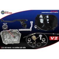 Lốc Nồi CÔN TAY xe Wave nhỏ/RS100cc/Si50cc/EX50cc/Wave50cc (mẫu mới V2) có bạc đan Chống gẫy dên+ TẠ KHOÁ NỒI