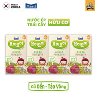 [Lốc] Nước Ép Trái Cây Hữu Cơ Vị Củ Dền Táo Vàng (125ml/hộp)