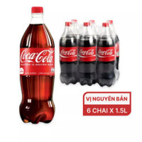 Lốc nước ngọt Coca Cola 1.5l (6 chai)