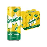 Lốc nước ngọt dứa Mirinda lon 320ml (6 Lon)