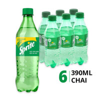 Lốc nước ngọt Sprite 390ml (6 Chai)