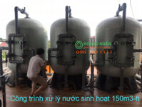 Lọc nước tổng sinh hoạt cho tòa nhà khu công nghiệp công xuất 100m3-h