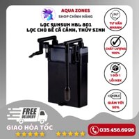 Lọc nước treo bể cá,thủy sinh sunsun HBL 801 4 ngăn lọc cao cấp