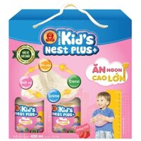 Lốc nước yến Kid's Nest Plus+ hương dâu 420ml