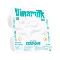Lốc sữa chua ăn không đường Vinamilk hộp 100g (4 Hộp)