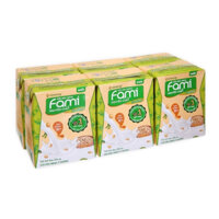 Lốc sữa đậu nành Fami ít đường hộp 200ml (6 Hộp)