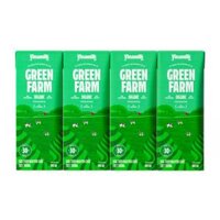 Lốc sữa tươi tiệt trùng không đường 100% Organic Vinamilk hộp 180ml (4 Hộp)